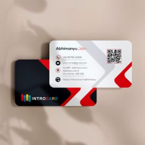1 Year Introcard NFC Premium+ Custom Digital Business Card