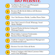 Enterprise Plus Custom NFC Digital Bio Website Card
