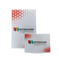 1 Year Introcard Classic Black Digital Business Card